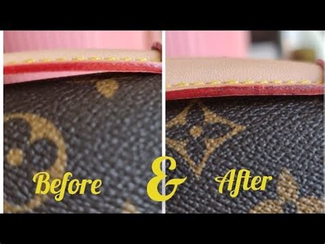 how to fix Louis Vuitton glazing